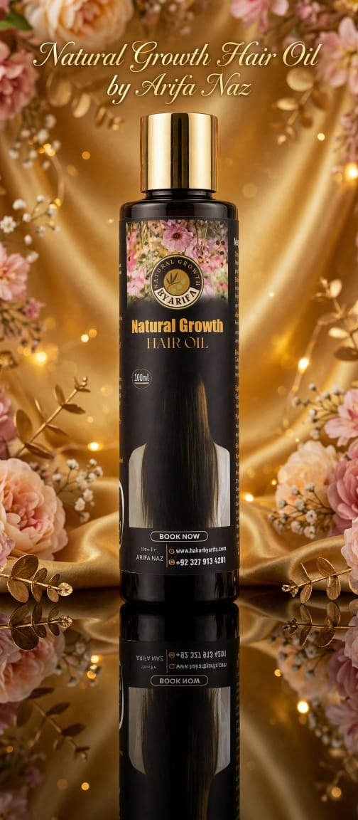 Natural Growth Hair Care Combo – Grow & Shine Herbal Shampoo + Natural Growth Hair Oil