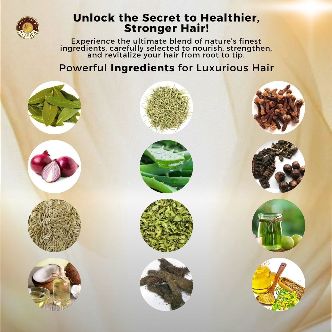 Natural Growth Hair Oil